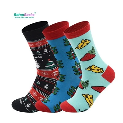 Високоякісні унісексні шкарпетки Crew Socks з індивідуальним логотипом, в’язані жаккардові вишиті друковані дизайнерські протиковзкі весняні шкарпетки протиковзка пружина